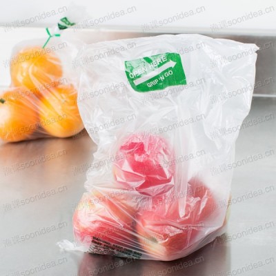 Plastic Side Print Produce Bag on a Roll