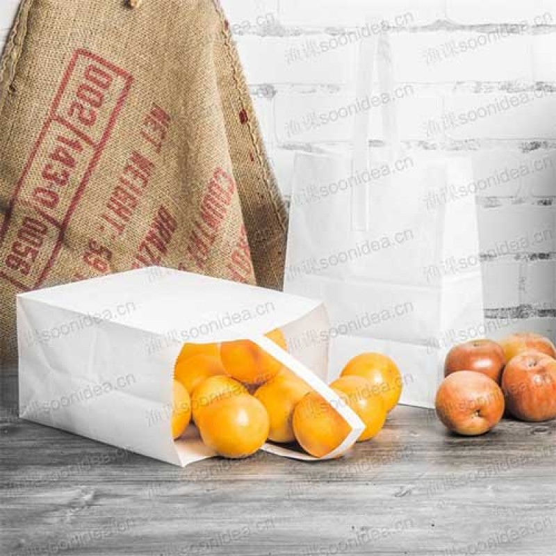 Inteplast Group PHNONP20NS 12" x 20" Plastic Side Print Produce Bag on a Roll - 4/Case